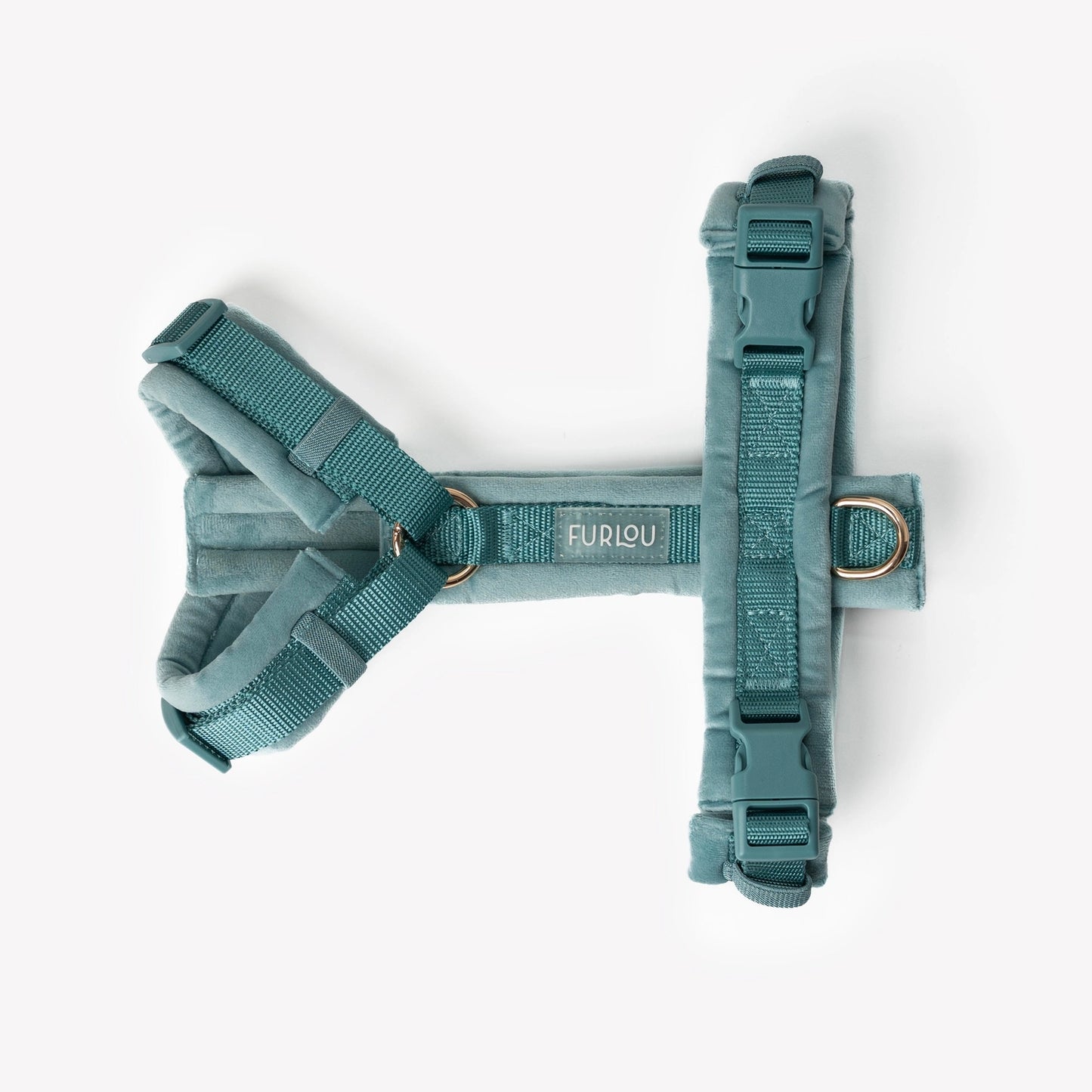 Velvet Dog Harness - Blue