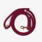 Braided Rope Leash - Bordeaux