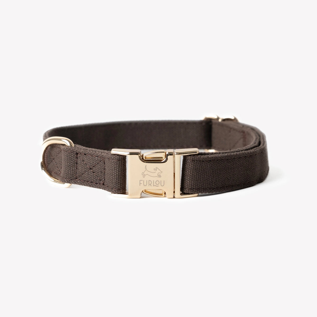 Canvas Dog Collar - Brown